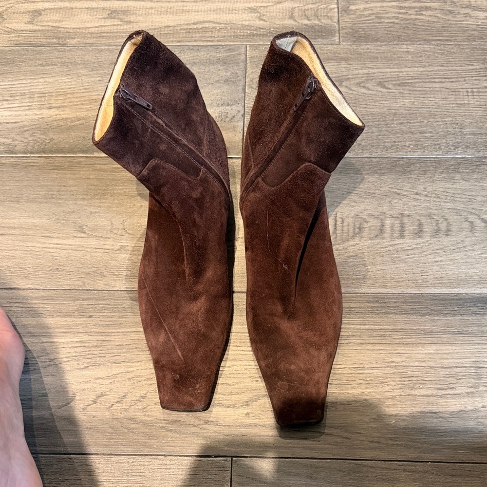 Khaite Marfa suede boot